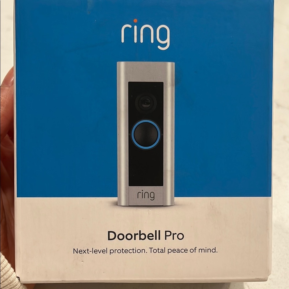 Ring Doorbell Pro - Silver and Black